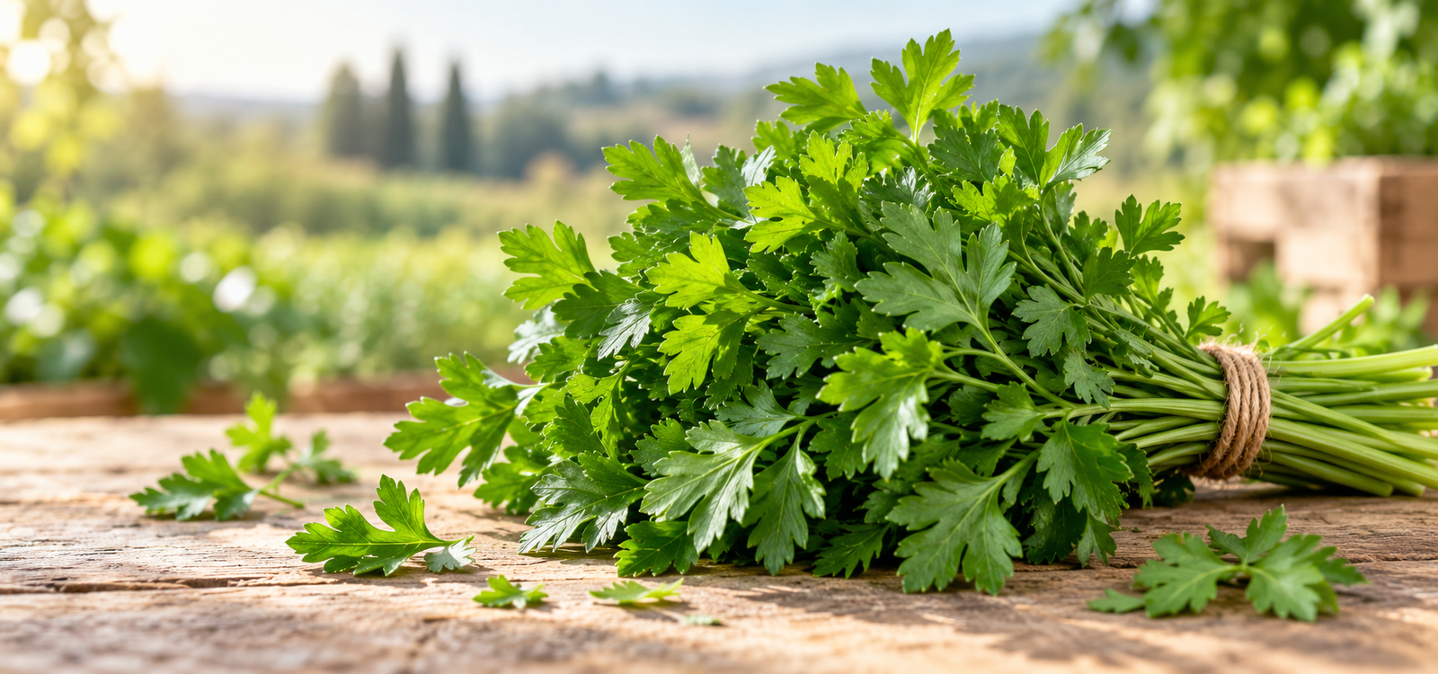 Parsley Leaves powder and dried fruit capsule / pods