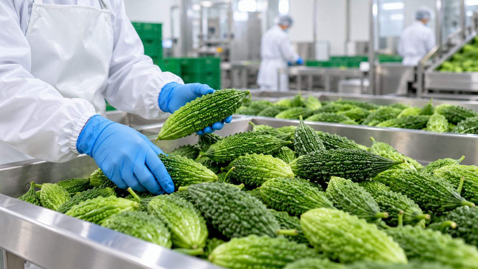 Bitter Gourd / Bitter Melon processing